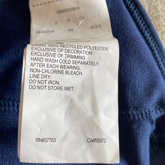 Nike Swim Earth Dye Racerback Tankini Top Size S - Picture 8 of 9